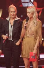 LENA GERCKE and SARAH CONNOR at The Voice of Germany, First Live-show Finals in Berlin