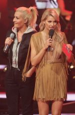 LENA GERCKE and SARAH CONNOR at The Voice of Germany, First Live-show Finals in Berlin