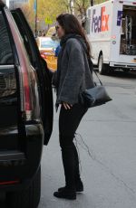 LILY ALDRIDGE Out and About in New York 12/04/2015