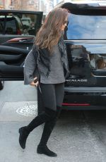 LILY ALDRIDGE Out and About in New York 12/04/2015