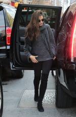 LILY ALDRIDGE Out and About in New York 12/04/2015