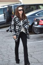 LILY COLLINS Leaves an Office in Los Angeles 12/15/2015