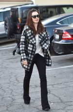 LILY COLLINS Leaves an Office in Los Angeles 12/15/2015