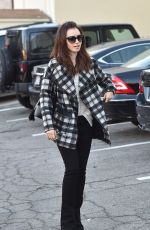 LILY COLLINS Leaves an Office in Los Angeles 12/15/2015