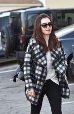 LILY COLLINS Leaves an Office in Los Angeles 12/15/2015