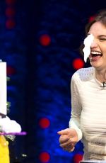 LILY JAMES at The Jonathan Ross Show in London 21/12/2015