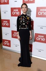 LILY JAMES at War and Peace Premiere in London 12/14/2015