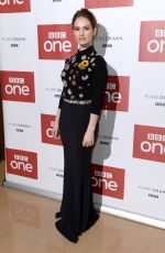 LILY JAMES at War and Peace Premiere in London 12/14/2015