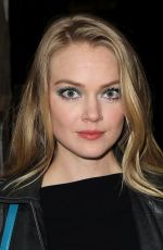 LINDSAY ELLINGSON at Women in Gold Cocktail Reception in New York 12/02/2015