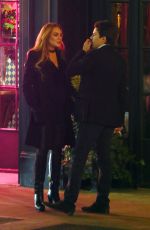 LINDSAY LOHAN Night Out in New York 12/22/2015