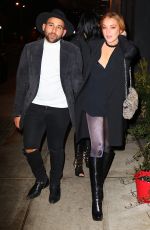 LINDSAY LOHAN Night Out in New York 12/22/2015