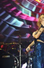 LINDSAY LOHAN Performs at O2 Arena in London 12/08/2015