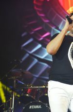 LINDSAY LOHAN Performs at O2 Arena in London 12/08/2015