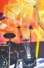 LINDSAY LOHAN Performs at O2 Arena in London 12/08/2015