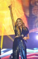 LINDSAY LOHAN Performs at O2 Arena in London 12/08/2015