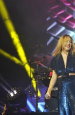 LINDSAY LOHAN Performs at O2 Arena in London 12/08/2015