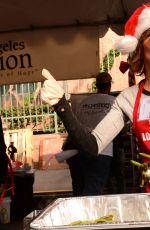 LISA RINNA at Annual Mission Christmas Dinner in Los Angeles 12/24/2015