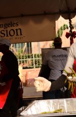 LISA RINNA at Annual Mission Christmas Dinner in Los Angeles 12/24/2015