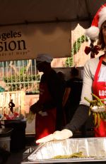 LISA RINNA at Annual Mission Christmas Dinner in Los Angeles 12/24/2015