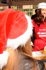 LISA RINNA at Annual Mission Christmas Dinner in Los Angeles 12/24/2015