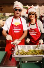 LISA RINNA at Annual Mission Christmas Dinner in Los Angeles 12/24/2015