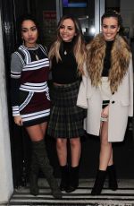LITTLE MIX at BBC Radio Studios in London 12/18/2015