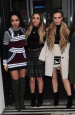 LITTLE MIX at BBC Radio Studios in London 12/18/2015