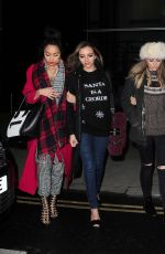 LITTLE MIX Leaves Zebrano Bar in London 12/17/2015