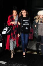 LITTLE MIX Leaves Zebrano Bar in London 12/17/2015