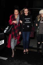 LITTLE MIX Leaves Zebrano Bar in London 12/17/2015