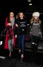 LITTLE MIX Leaves Zebrano Bar in London 12/17/2015