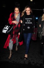 LITTLE MIX Leaves Zebrano Bar in London 12/17/2015