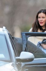 LIV TYLER Involved in a Car Accident in London 12/24/2015