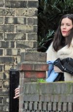 LIV TYLER Involved in a Car Accident in London 12/24/2015