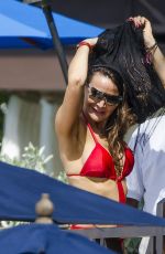 LIZZIE CUNDY at a Beach in Barbado 12/27/2015
