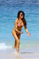 LIZZIE CUNDY in Bikini at Beach in Barbados 12/26/2015