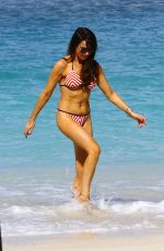 LIZZIE CUNDY in Bikini at Beach in Barbados 12/26/2015