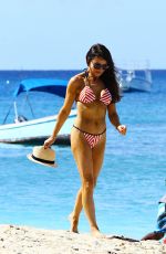 LIZZIE CUNDY in Bikini at Beach in Barbados 12/26/2015