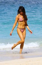 LIZZIE CUNDY in Bikini at Beach in Barbados 12/26/2015