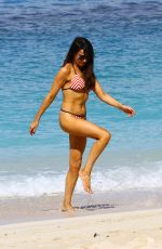 LIZZIE CUNDY in Bikini at Beach in Barbados 12/26/2015