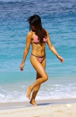 LIZZIE CUNDY in Bikini at Beach in Barbados 12/26/2015