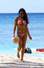 LIZZIE CUNDY in Bikini at Beach in Barbados 12/26/2015