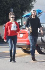 LUCY HALE Out and About in Los Angeles 12/19/2015
