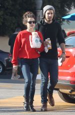 LUCY HALE Out and About in Los Angeles 12/19/2015