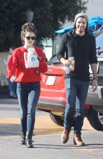 LUCY HALE Out and About in Los Angeles 12/19/2015