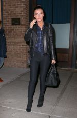 LUCY MECKLENBURGH Leaves Her Hotel in New York 12/21/2015