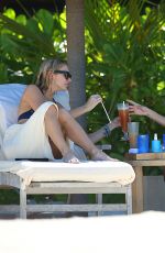 LUCY WATSON and STEPHANIE PRATT in Bikinis on Vacation in Maldives 12/17/2015