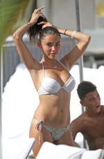 MADISON BEER in Bikini in Miami 12/30/1015