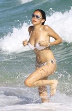 MADISON BEER in Bikini in Miami 12/30/1015