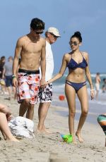 MADISON BEER in Bikini on the Beach in Miami 12/28/2015